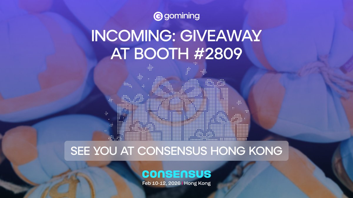 GoMining's tweet image. 🎁 New GoBox giveaway is coming during #ConsensusHK

Keep an eye on what drops next 👀