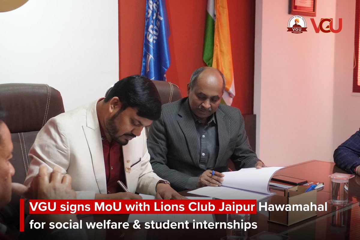 VGU, Jaipur tweet media