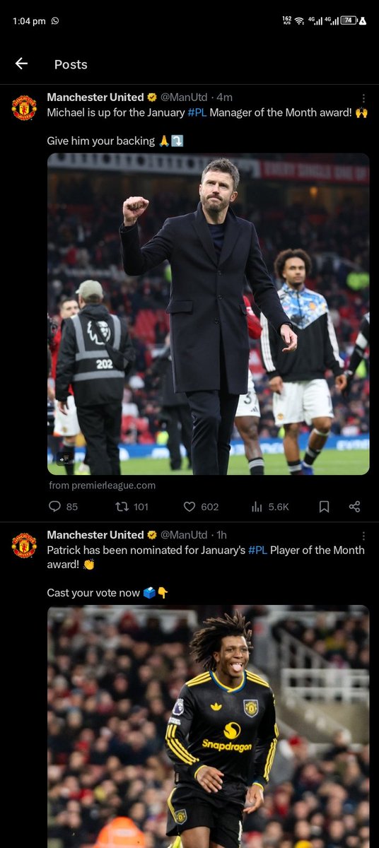 UTDSTEPPER's tweet image. All Manchester United fans seeking to this right now and laughing 😂😂😂

We already know others are just making it look like a competition 😂 just bring it to OTD IT belongs to us Mfs