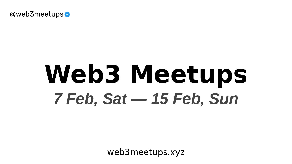 web3meetups | revival arc tweet media