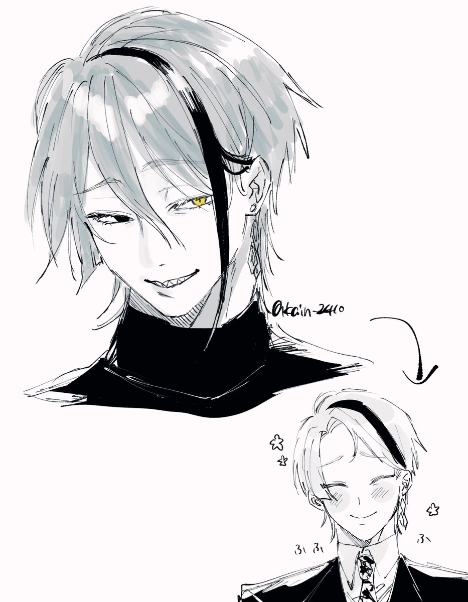 大人ジェ🐬髪セットするために伸ばしてたら良いなという妄想