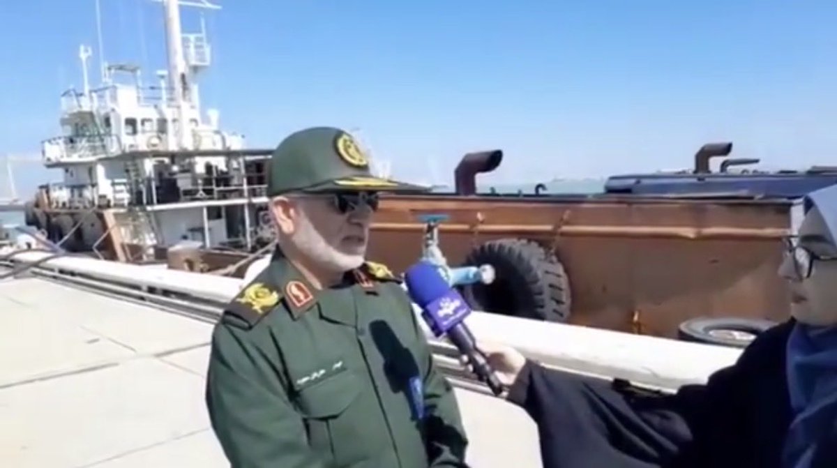 IranReporters's tweet image. BREAKING: Iran’s Revolutionary Guard Corps says it has seized two tankers in the Persian Gulf carrying more than 1 million liters of allegedly smuggled fuel and referred about 15 foreign crew members to judicial authorities.