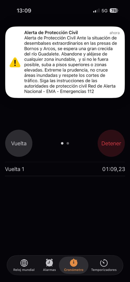 Acaba de llegarme ES ALERT