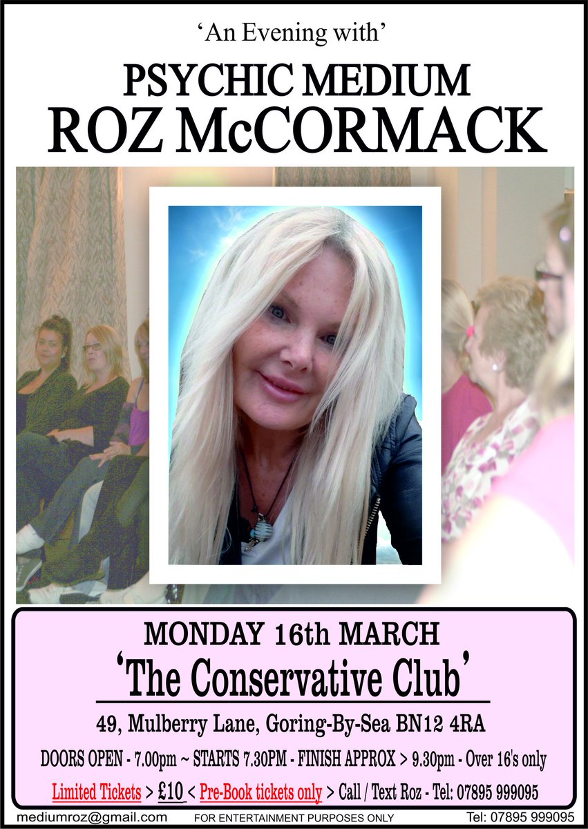 Tickets direct from Roz