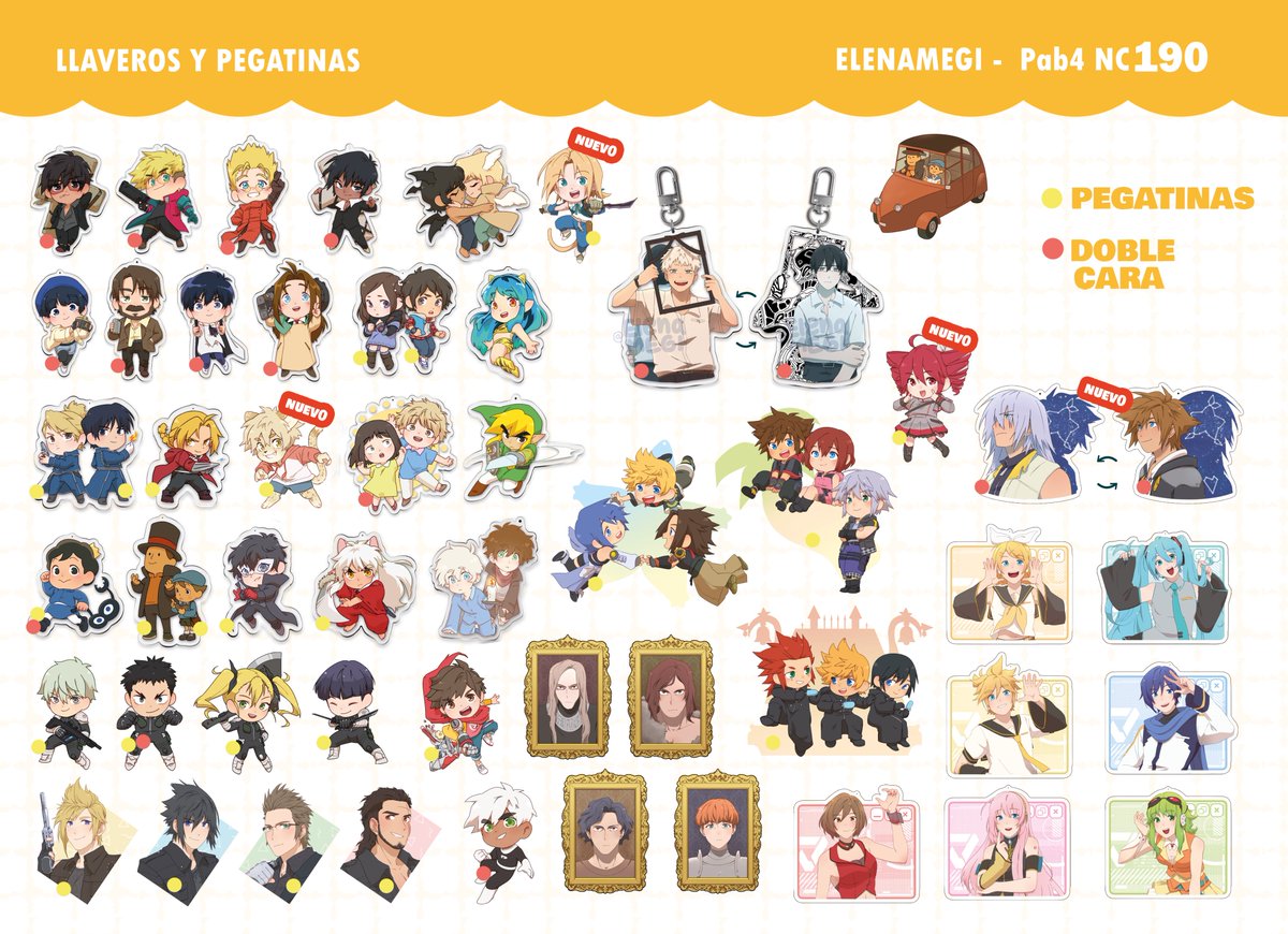 elenamegiq's tweet photo. @JW_Arte Hola, soy Elenamegi ! Nos vemos en el Pabellón 4 NC190. Esta vez participando en dos rallies: The Nonary Games y TRIGUN👀. También traigo algún que otro colgante nuevo! #JapanWeekendMadrid https://t.co/csctllizPC