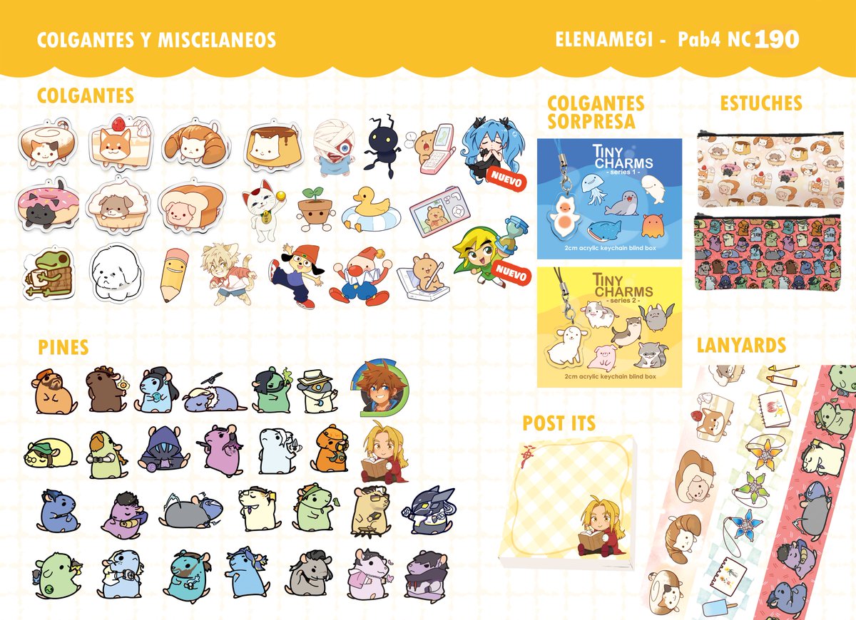 elenamegiq's tweet photo. @JW_Arte Hola, soy Elenamegi ! Nos vemos en el Pabellón 4 NC190. Esta vez participando en dos rallies: The Nonary Games y TRIGUN👀. También traigo algún que otro colgante nuevo! #JapanWeekendMadrid https://t.co/csctllizPC