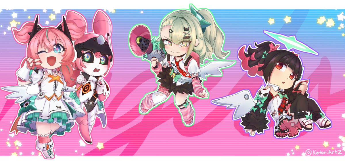 Angels of Delusion Chibi

#zzzero #ZenlessZoneZero #ゼンゼロ
 #AOD #AngelsofDelusion #妄想絵ンジェル