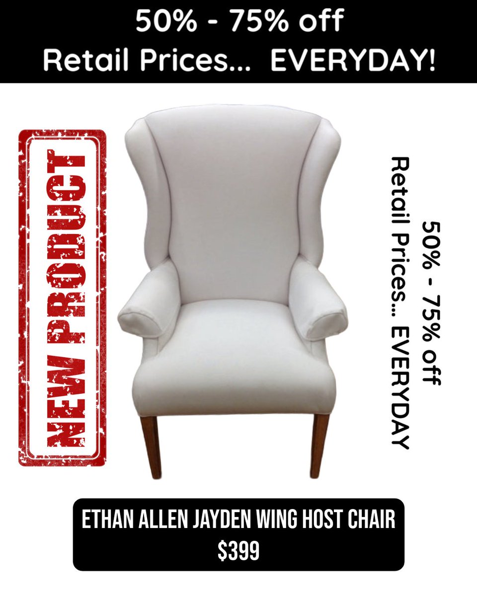 ConsignmentFLA's tweet image. Elevate your home with the iconic luxury of Ethan Allen for a fraction of the cost.

#EthanAllen #ConsignmentFinds #LuxuryForLess #HomeDecor #InteriorDesign #FurnitureSale #SustainableStyle #HomeStyling #WingbackChair #DesignInspiration #HiddenGems