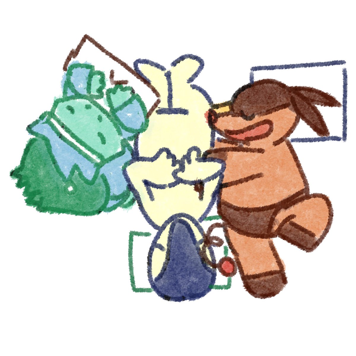 Orange_miau's tweet photo. Main trio sleeping
I believe 100% Bulbasaur is a cat
#starters #movieunleashers #bulbasaur #cyndaquil #tepig https://t.co/mEFlF7QfD4