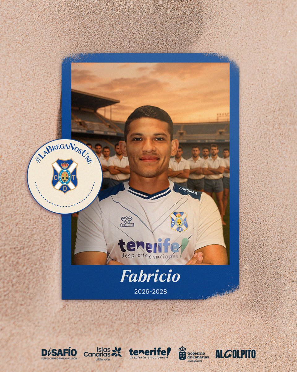 📝✅𝐄𝐥 #𝐂𝐃𝐓𝐞𝐧𝐞𝐫𝐢𝐟𝐞 𝐲 𝐅𝐚𝐛𝐫𝐢𝐜𝐢𝐨 (<a href="/Fabricioassisd6/">Fabricio Assis 🇧🇷</a>) 𝐚𝐜𝐮𝐞𝐫𝐝𝐚𝐧 𝐩𝐫𝐨𝐥𝐨𝐧𝐠𝐚𝐫 𝐬𝐮 𝐫𝐞𝐥𝐚𝐜𝐢𝐨́𝐧 𝐜𝐨𝐧𝐭𝐫𝐚𝐜𝐭𝐮𝐚𝐥 𝐡𝐚𝐬𝐭𝐚 𝟐𝟎𝟐𝟖 ⚪️🔵

🖥️ clubdeportivotenerife.es/noticias/el-cd…

#FabricioBlanquiazul #LaBregaNosUne #DISAFÍO #AlGolpito