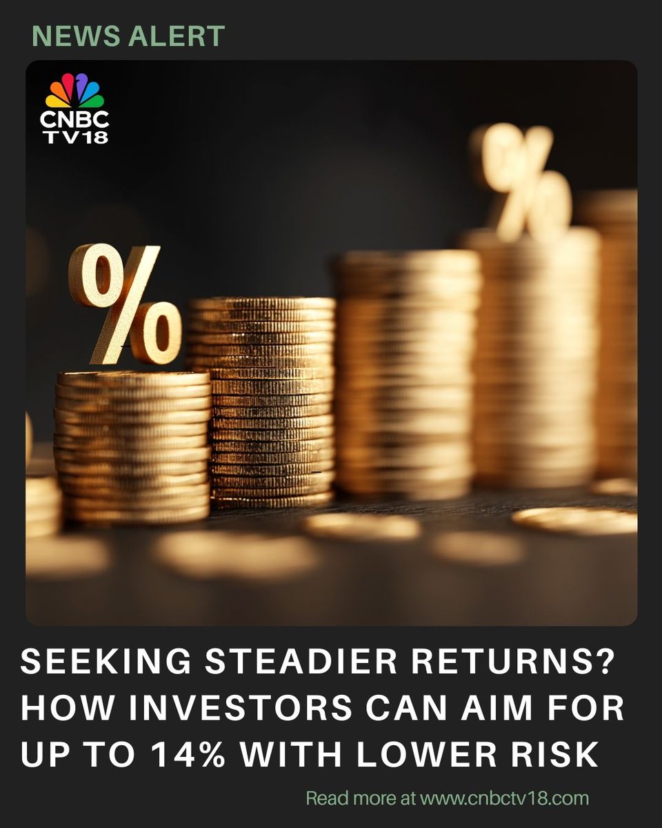 CNBCTV18News's tweet photo. Are you disappointed by #MutualFunds' returns and the recent #STTHike?
Here’s another option you can consider for returns of up to 14% a year with relatively less risk
Read on | @iyer_sriram | #CNBCTV18Market #CNBCTV18MarketIndia #InvestingTips #Investing
https://t.co/sKUHmSSPMN