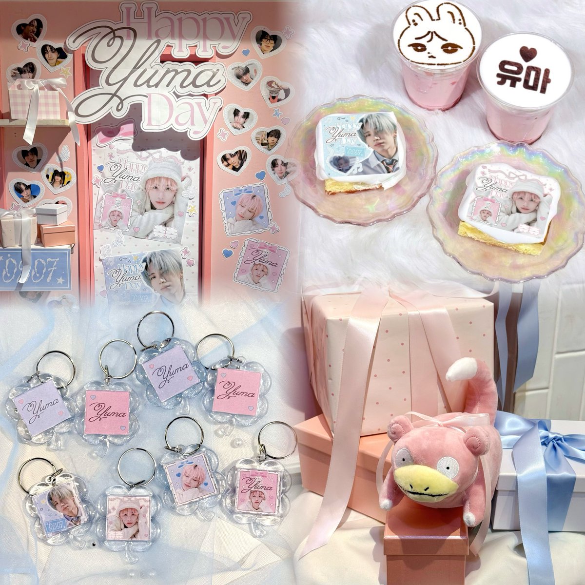 𓊆 #andTEAM #ユウマ くん^>𐋣<^💘𓊇 📢2/7のお誕生日を記念して装飾