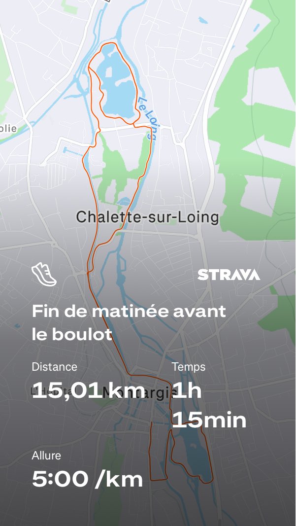 En fin de matinée avant d enchaîner au boulot, avec pas mal de 💨💨 mais échappé à la 🌧️🌧️
#run #running