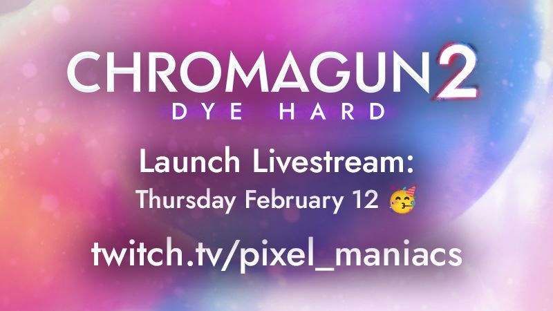 Pixel Maniacs 🔜 ChromaGun 2 Release 12.2 tweet media