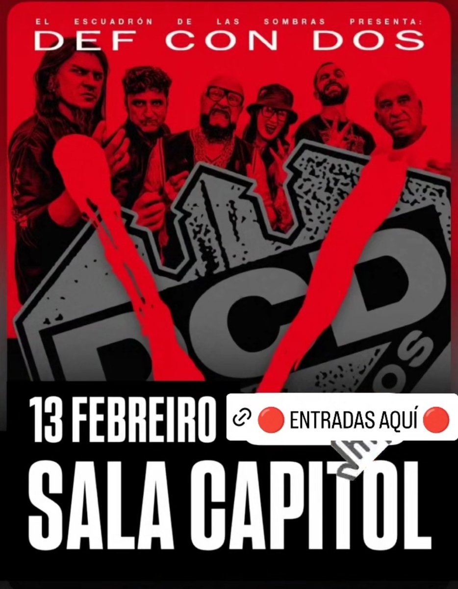 13 de febrero <a href="/SalaCapitol/">Sala Capitol</a> #santiago #galicia #galiza 
⬇️ ENTRADAS AQUÍ ⬇️
goo.su/qoV5Dee
