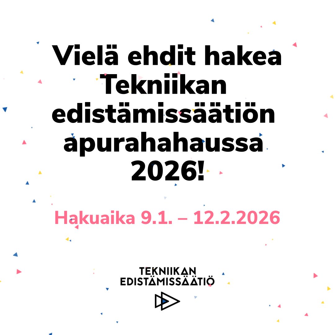 Tekniikan edistämissäätiö tweet media