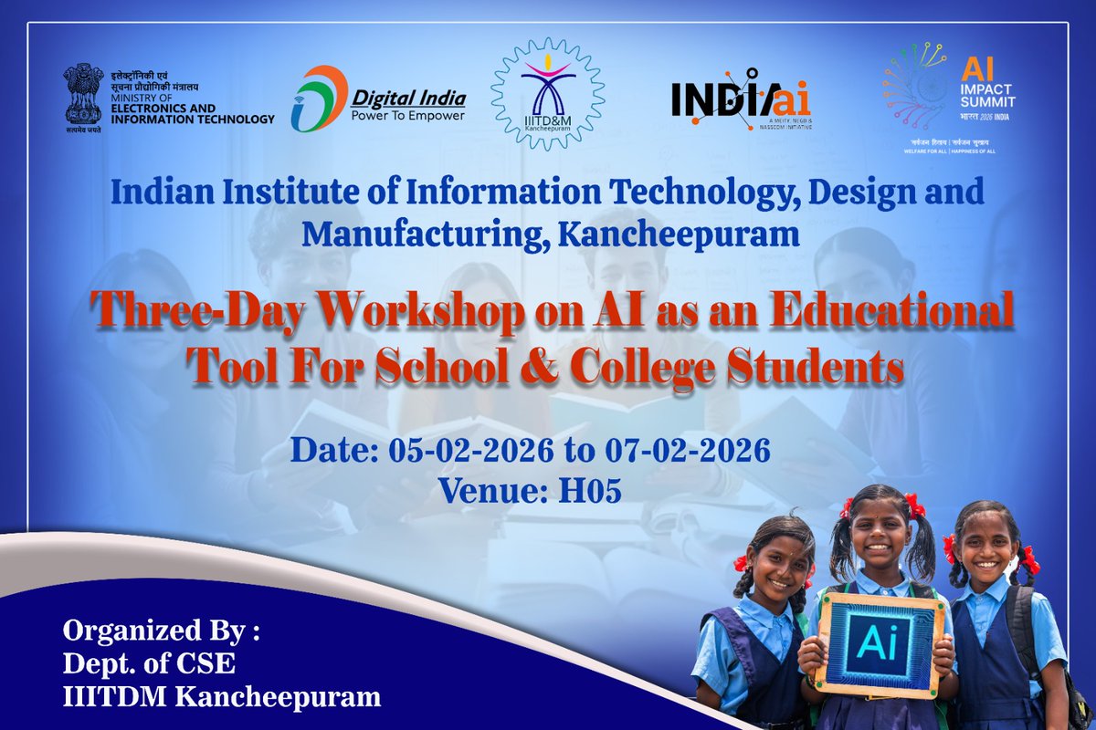 IIITDM Kancheepuram tweet media