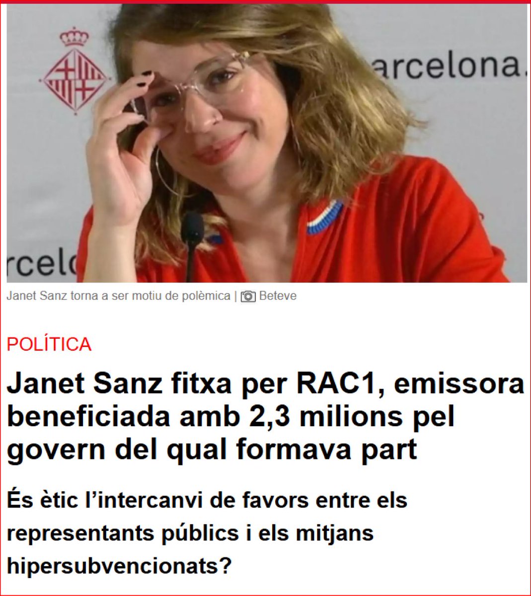 albertcastellon's tweet image. Per motius que no venen al cas he parlat amb ella diverses vegades. I us puc assegurar que és fluixeta tirant a inepte. La meritocràcia són els pares.