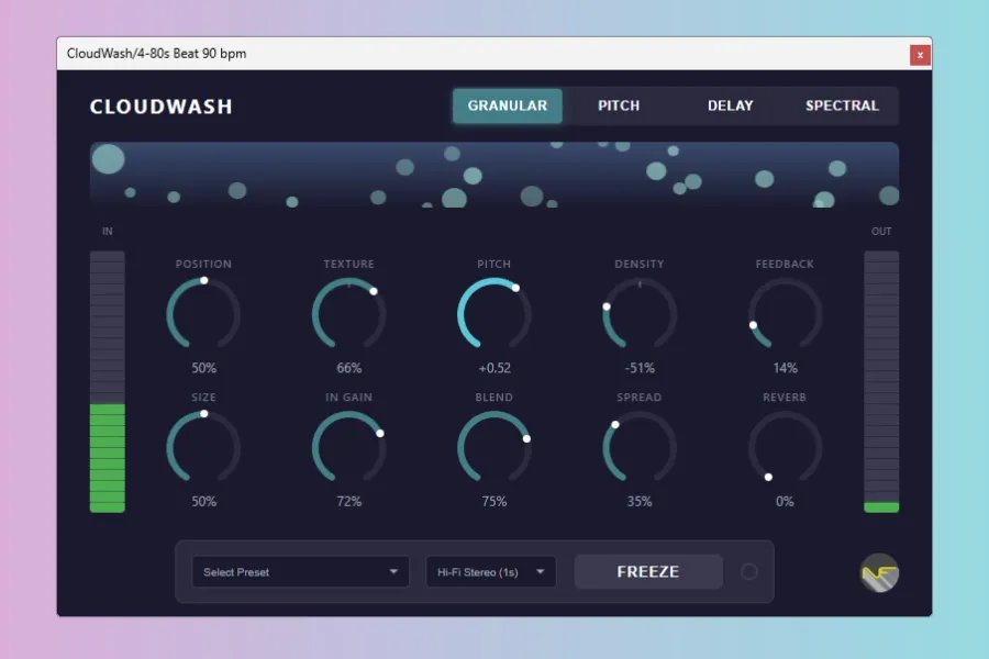 Noizefield | CloudWash - Granular Texture Plugin Built with AudioPluginCoder (APC)
.
#AMBIENTEFFECTS #APC #AUDIOPLUGIN #AUDIOPLUGINCODER #CLOUDWASH #GRANULARPLUGIN #GRANULAR.SYNTHESIS #JUCEPLUGIN #MUTABLEINSTRUMENTSCLOUDS #PITCHSHIFTINGPLUGIN #SOUNDDESIGNPLUGIN #SPECTRALP...