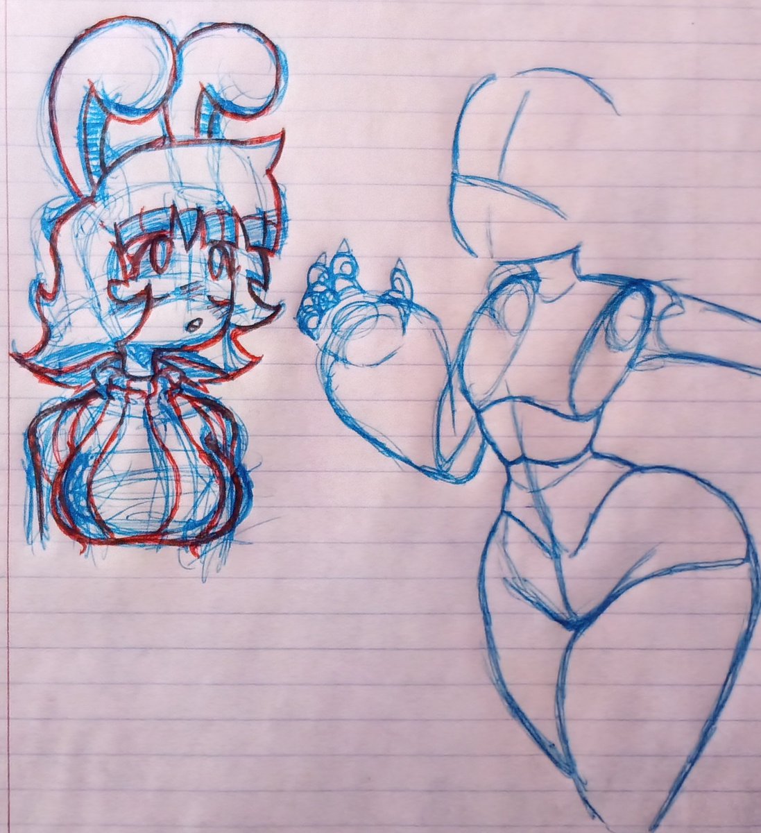 Quiero hacer una dinámica pequeñísima 😼
 
Para dominar full este estilo que ya me encantó hacer 

Tipo
🤌Oc + pose de referencia👀