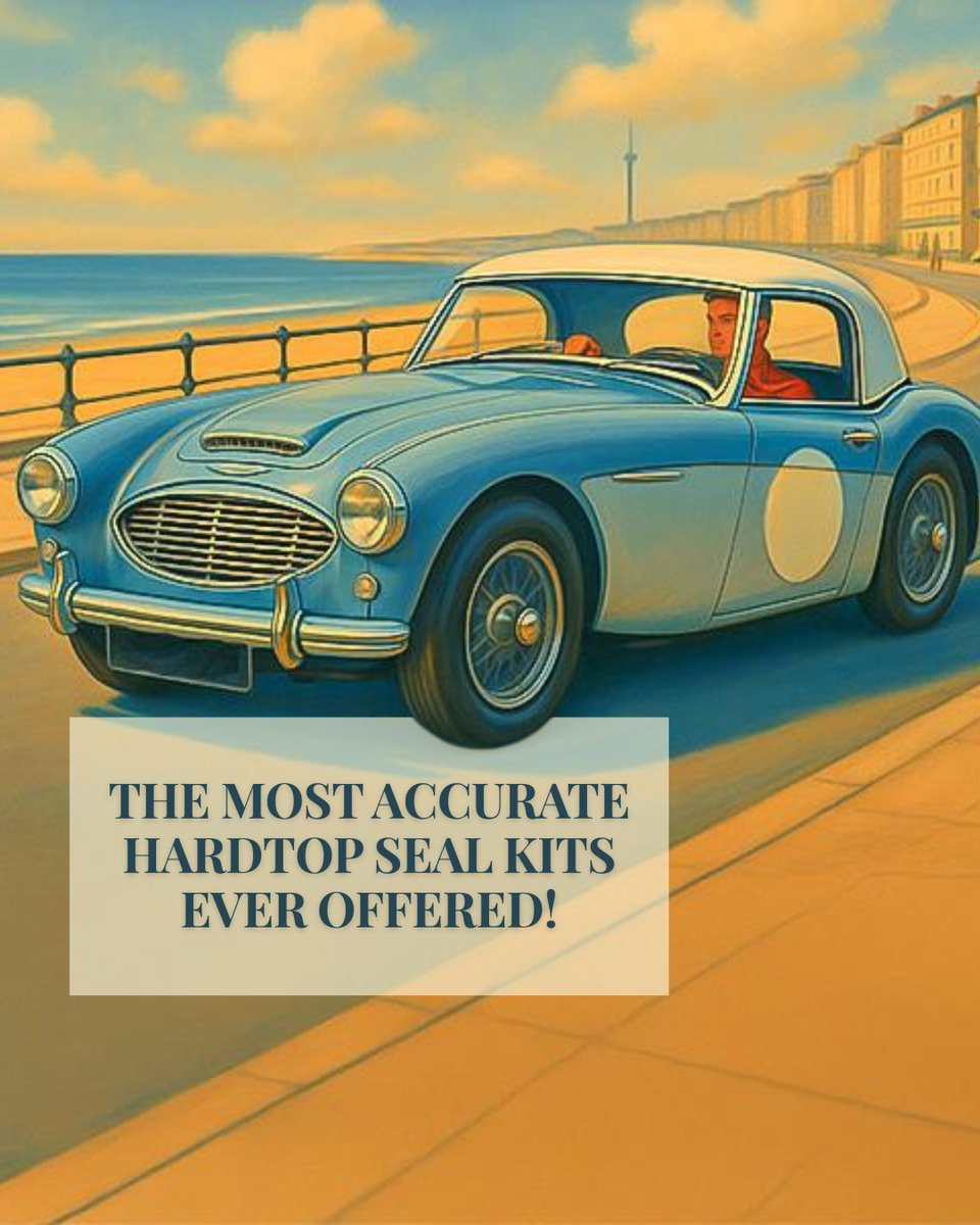 🛠️ Restore that perfect factory seal!

Our Healey Hardtop Perimeter Seal Kits recreate every seal exactly as the factory intended — meaning better weather protection, reduced cabin noise and a smoother, quieter ride. 🏁 🚘

Find the right fit &amp; order now: visit.ahspares.co.uk/x-180825