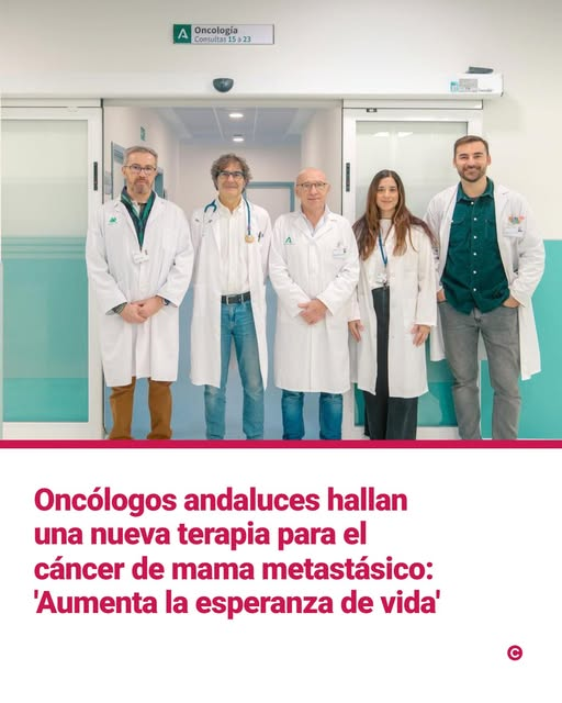 pepeluspain's tweet image. Oncólogos andaluces hallan una nueva terapia para el cáncer de mama metastásico: "Aumenta la esperanza de vida"
#NoticiaBuena