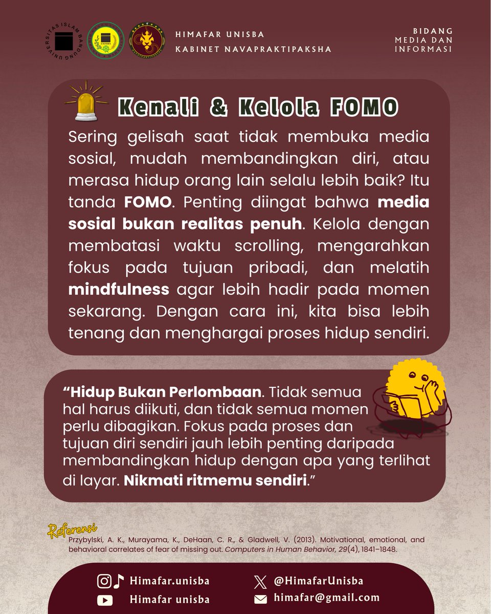 MADING ONLINE FEBRUARI 

Halo, teman-teman farmasi! Bagaimana nih kabarnya? Mading Himafar edisi Februari akhirnya rilis, lho! Yuk, langsung cek dan baca info terbarunya, jangan sampai ketinggalan! Semoga isi mading kali ini dapat memberi manfaat dan inspirasi untuk kita semua!