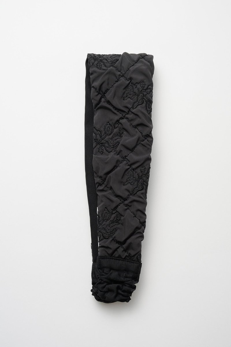 Dahlia shrinking embroidery headband 〉 ダリアの花を収縮刺繍を用い