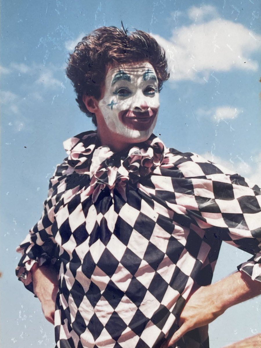 Further proof of my days of trying to earn money by being a clown a kid parties. #Coco. #ThrowbackThursday