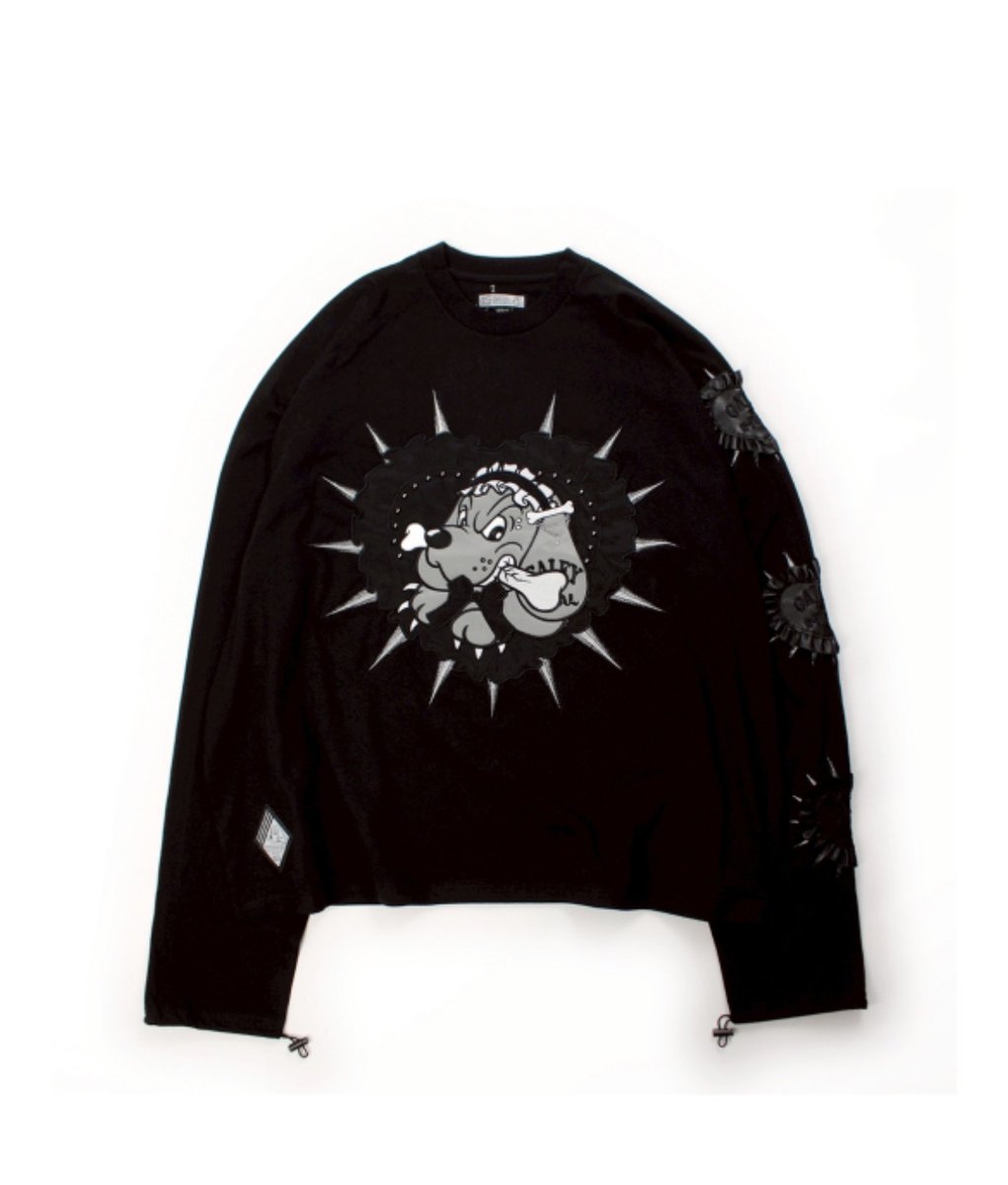 IMVAL × GALFY — 2nd collaboration Doll Dog 大萌袖 L/S TEE🖤