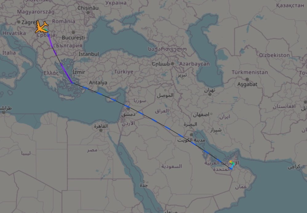 Lukai1861's tweet image. #Serbia #Egypt | #BREAKING 3rd time in less than a month, Egyptian 🇪🇬 military aircraft SU-BTY "Betty" lands in Serbia 🇷🇸:

A few minutes ago, Egyptian Air Force 🇪🇬 military transport aircraft #EGY1903 (Ilyushin Il-76MF reg: SU-BTY "Betty") landed at #Batajnica military air base