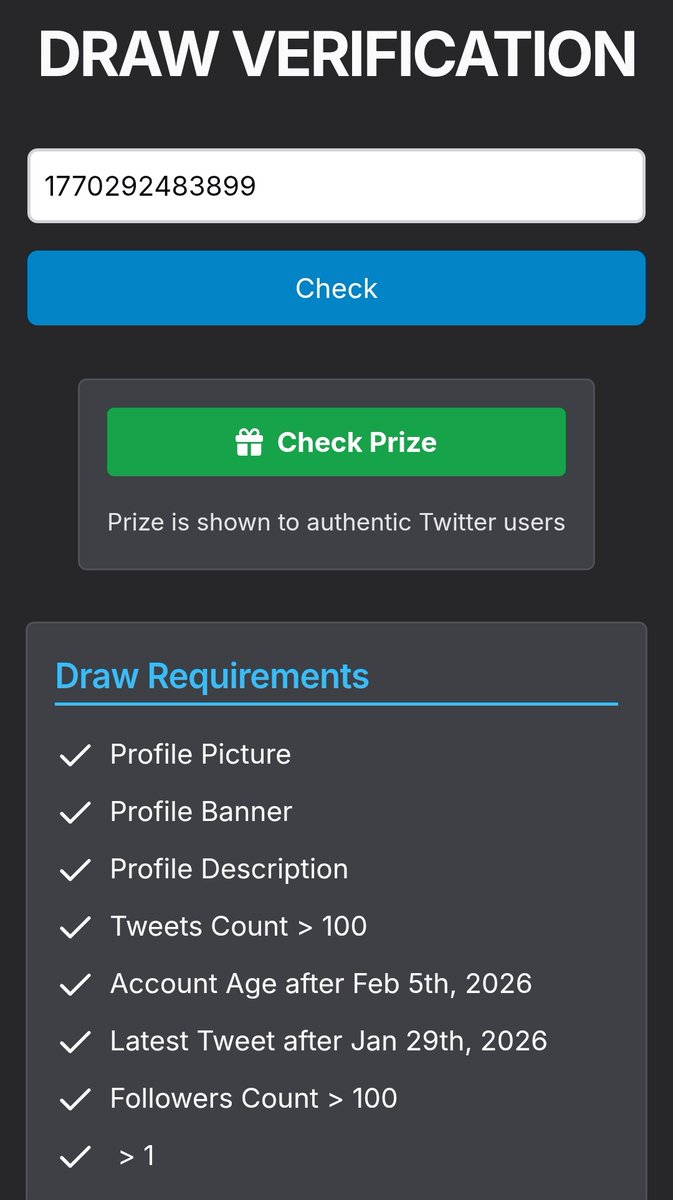 TradeMarked69's tweet photo. ID: 17702924899

🏆 X Picker Winners:
• @ibukunjoshua07
• @KaziR63121
• @Crypto_sh6
Active Winners:
• @rafe080
• @al_kafi_

To claim your BG) prizes, please open a ticket on the BG Discord with your proof.

🎉 Coming soon: 5 × $10k BG accounts giveaway! Stay tuned! https://t.co/PWPGIamllZ