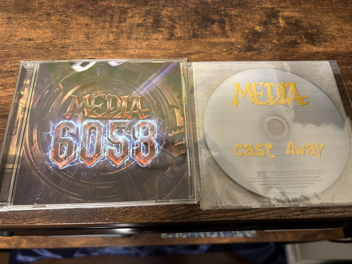 karassiy's tweet photo. 隊長、MEDIA 2nd💿『6058』今日届きました✨
しっかり聴かせて頂きます👍
#MEDIA
#こーじ隊長
#SOUNDROCKETSTV https://t.co/7GF16GxAAJ