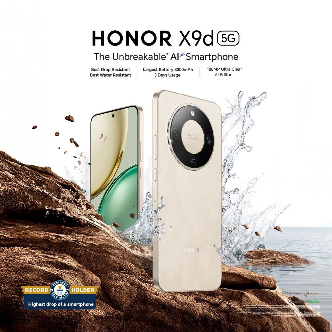 KatapillarK's tweet photo. 🚀 GIVEAWAY TIME! 🚀

@HonorAfrica just launched the unbreakable AI-powered #HONORX9d and it’s now available on @Vodacom 📱🔥

Think you know the price? 👀
Drop the correct retail price in the comments under @HonorAfrica’s tweet and you could win a brand new #HONORX9d 🥳🎊 https://t.co/8247GxR8N2