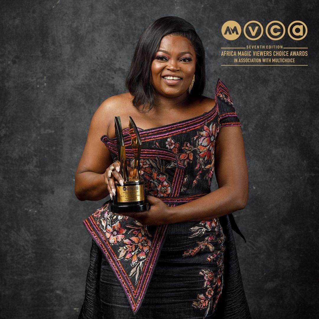 AfricaFactsZone's tweet image. Funke Akindele is the Most Awarded Actress or Actor at the Africa Magic Viewers' Choice Awards (AMVCA) with six awards.