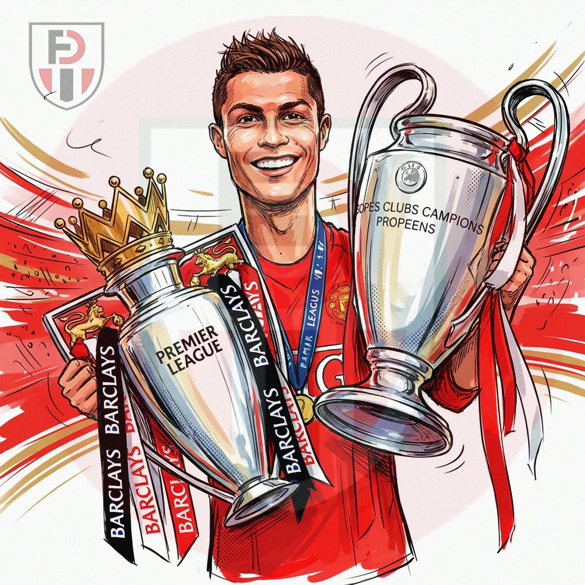 Fasn_Designs's tweet photo. Is #CR7 the greatest Manchester United player ever? 

Sir Alex: 🐐 

"Cristiano was the most gifted player I managed. He surpassed all the other great ones I coached at MU. 

And I had many. He’s naturally brave. 

He’s always wanting to do something with the ball."

#MUFC 🔴 https://t.co/nalFH0sb5r