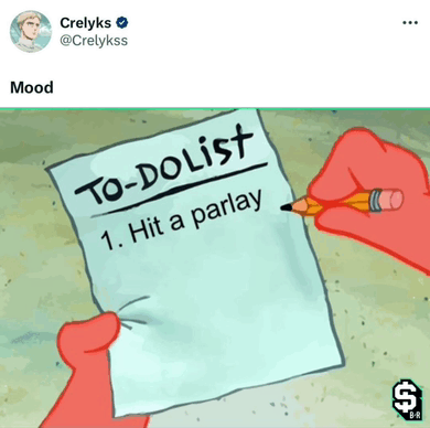 Locklyodds's tweet image. First step: Hit a parlay. Second step: Find out if I’m lucky today 🤞