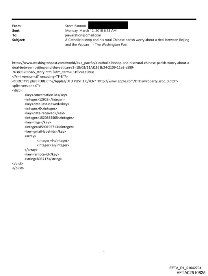 emanuelpietrob1's tweet photo. Jeffrey Epstein wanted to infiltrate the Vatican. To do this, he began funding Catholic charities through his foundation, sent his men to Vatican events, and plotted with Bannon "to take down Francis" and "purify the Church." He was also very interested in Vatican foreign policy. https://t.co/nazFQPIrrE