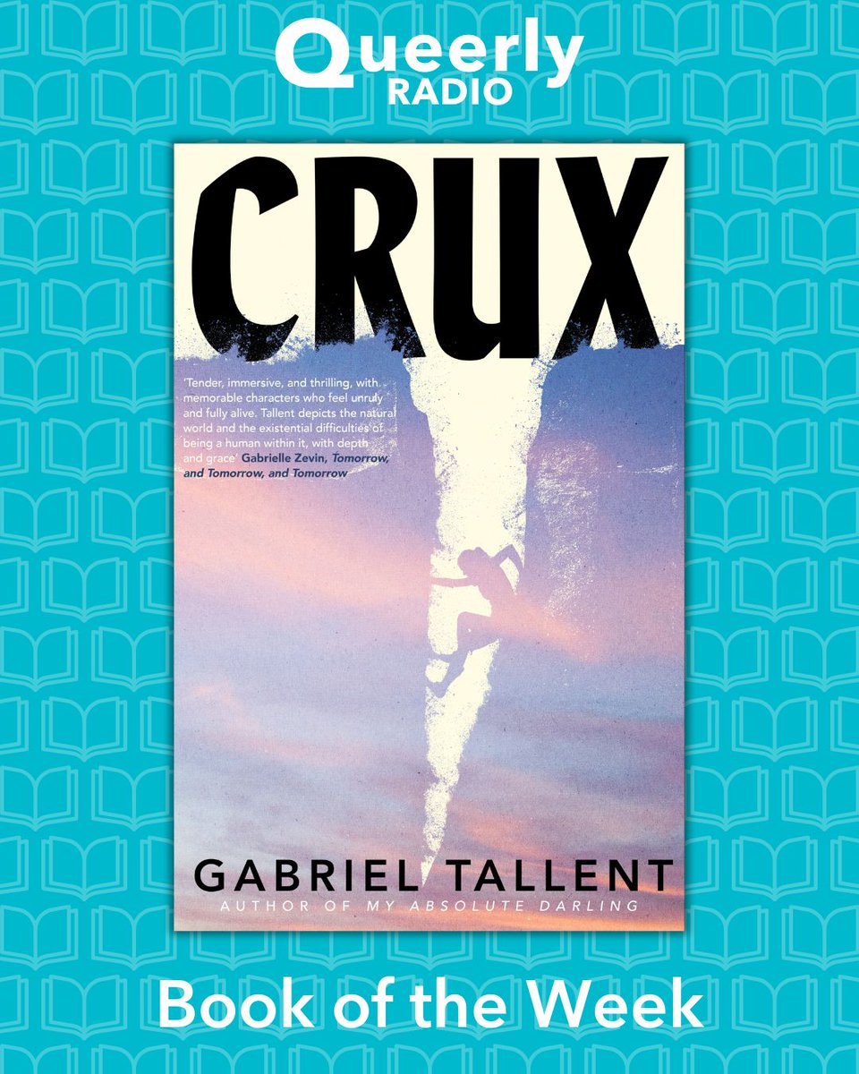 thisisqueerly's tweet photo. 📚 Book of the Week: 'Crux' by Gabriel Tallent

A gripping coming-of-age story of friendship, queerness and escape, set among the cliffs of Joshua Tree - raw, tense and unforgettable. https://t.co/OEV3BSFDqj