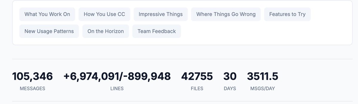 推荐大家都尝试一下今天CC更新后新的命令/insights 很多分析一针见血