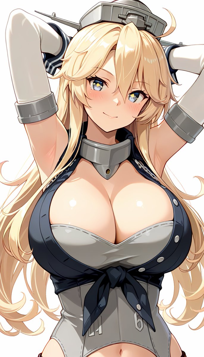 生成AIによるアイオワ。
SFW illustration

公式絵と見比べると小さく生成されるので、盛って同等かなと。

#艦これ #アイオワ