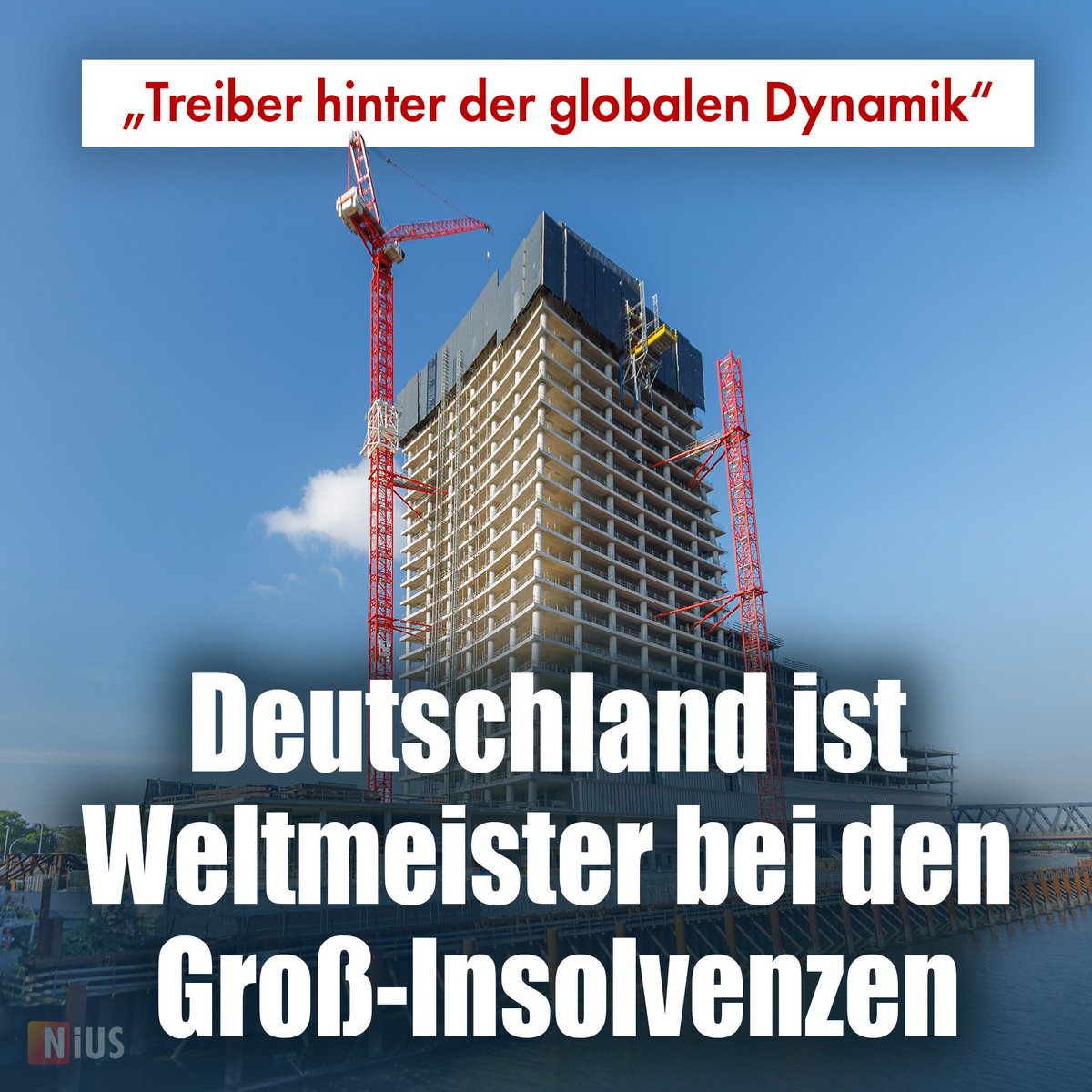 niusde_'s tweet image. Deutschland hat einen traurigen Titel errungen: Weltmeister der Großinsolvenzen von Unternehmen mit mindestens 50 Millionen Euro Umsatz. nius.de/wirtschaft/new…
