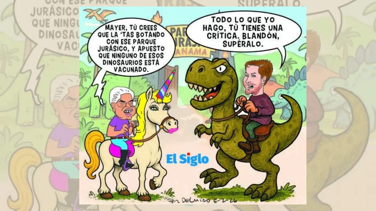 Cuidado lo meten alli como el ChukySaurio...Caricatura de <a href="/delmiroquiroga/">Delmiro</a>