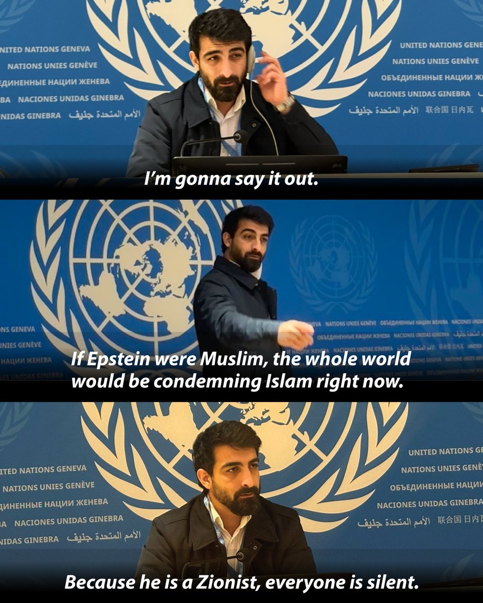 I’m gonna say it out and clear for the last time:

If Epstein were Muslim, the whole world would be condemning Islam right now. Because he is a Zionist, everyone is silent.