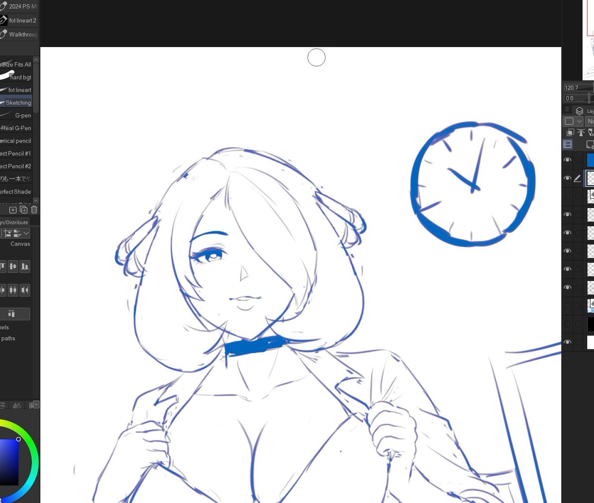 WIP Cynthia in the office