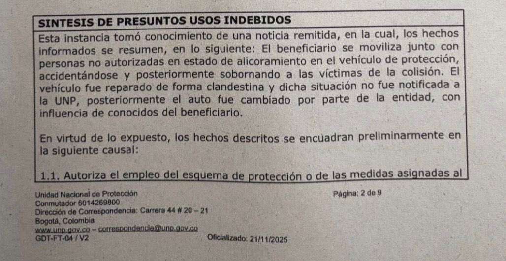 Socrates1948's tweet photo. #PrimiciadeSócrates @UNPColombia inició actuación administrativa contra @danovislozano por el uso indebido de camioneta blindada. En diciembre, en estado de embriaguez atropellaron a varias personas, sobornaron a las víctimas, escondieron la camioneta… 🌻 https://t.co/o04KUtAVQk