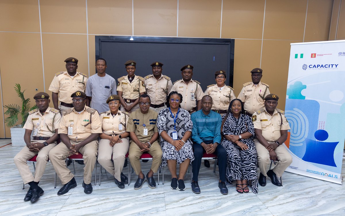 IOM_Nigeria's tweet photo. Supported by the @NigeriaMFA and @DanishMFA, the process brings together expertise, lived realities, and inter-agency collaboration to better protect migrants and disrupt smuggling networks.
#CAPACITY #SafeMigration #GlobalGoals #GCM #MigrationManagement #SDG17 https://t.co/tn9GCk9ooM