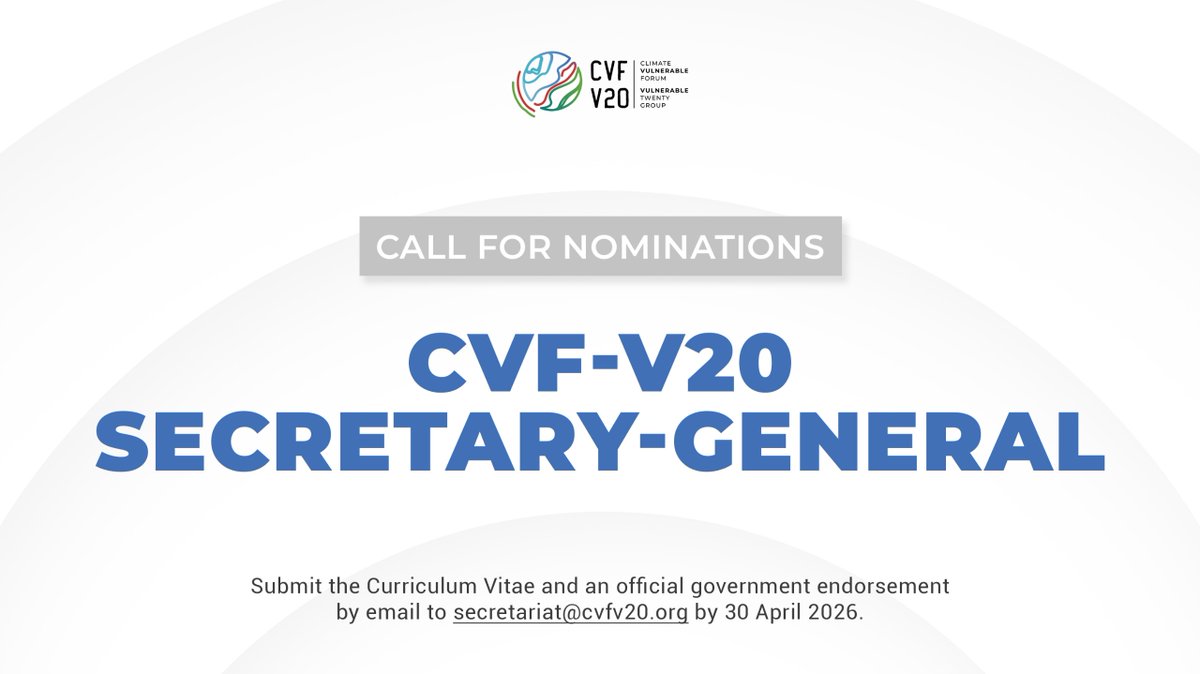 Climate Vulnerable Forum tweet media