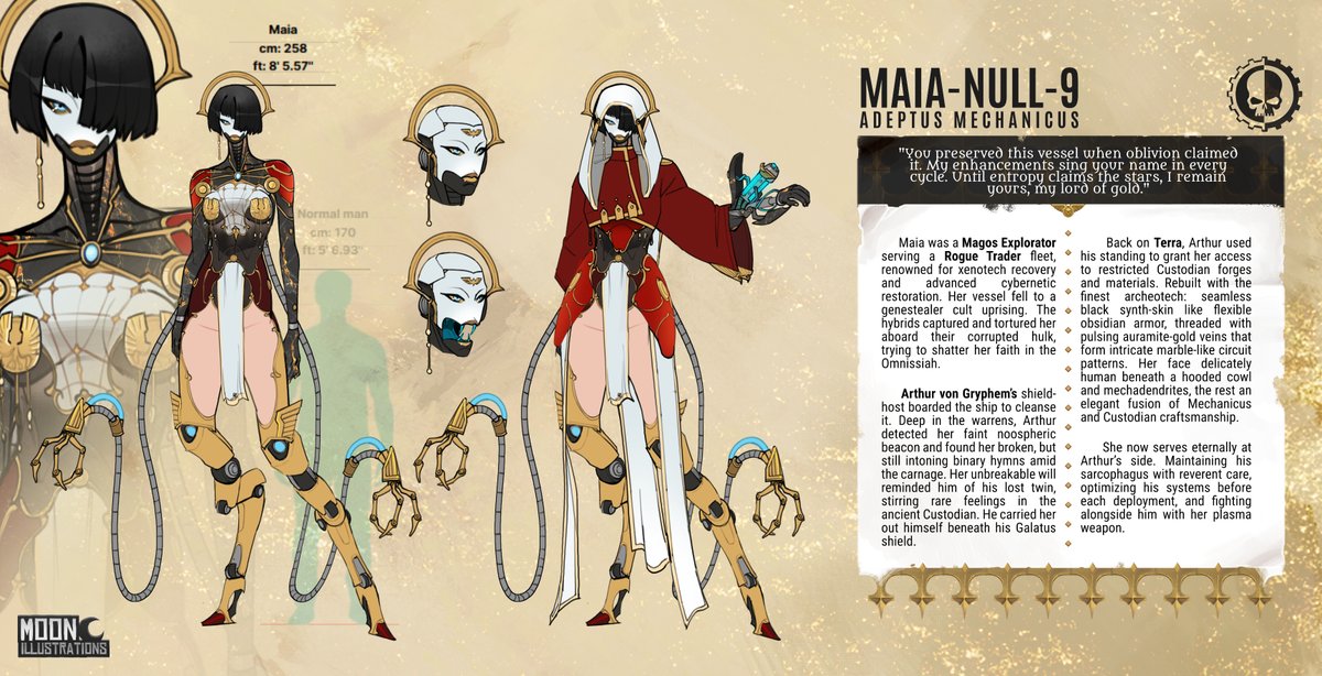 Maia-Null-9 ⚙️
Companion for my Custodes Contemptor Galatus Dreadnought