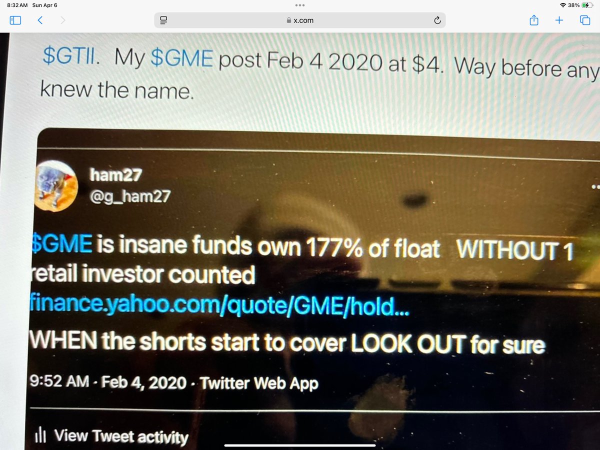 Hamnakedshorts's tweet image. $FNGR  If you dont know me I lost over 100K followers being kicked off Twitter &amp;amp; my post blocked  here is my report on $GME 2020 at $4 and My detailed report 
we dont fuck around EDUCATION is how you get rich